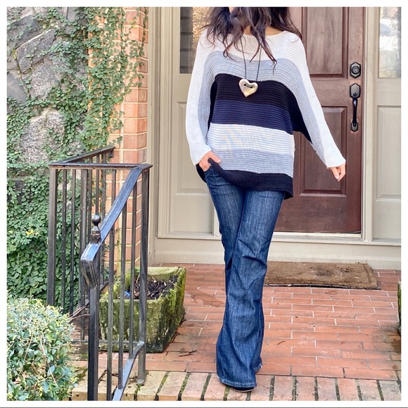 ✨LAST✨MADE IN ITALY✨ Color block loose fit sweater - Picture 6 of 8